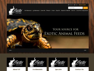 E-Commerce and Responsive Website for Exotic Animal Supply